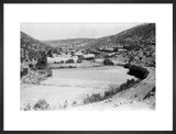 View of terraced cultivated fields ...