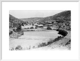 View of terraced cultivated fields ...