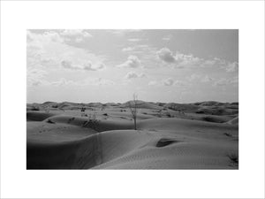 View of desert landscape in ...