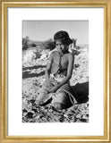 Portrait of a young boy ...