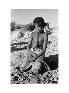 Portrait of a young boy ...