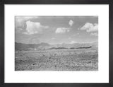View of a vast barren ...