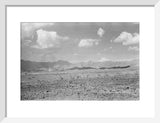 View of a vast barren ...