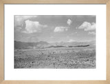 View of a vast barren ...