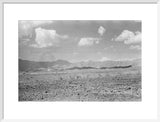 View of a vast barren ...