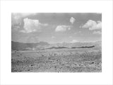 View of a vast barren ...
