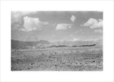 View of a vast barren ...
