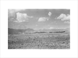 View of a vast barren ...