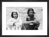 Portrait of two young men ...