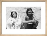 Portrait of two young men ...