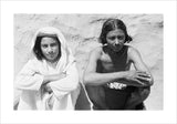 Portrait of two young men ...