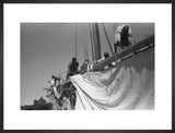 View of sailors changing the ...