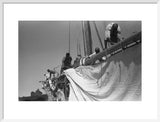 View of sailors changing the ...