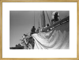 View of sailors changing the ...