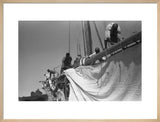 View of sailors changing the ...