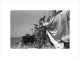 View of sailors changing the ...