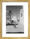 View of locals walking down ...