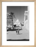 View of locals walking down ...
