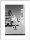 View of locals walking down ...