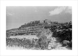 View from below of terraced ...