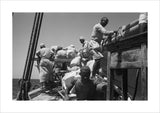 View of sailors on a ...