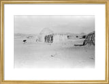 A hut in Majamah village ...