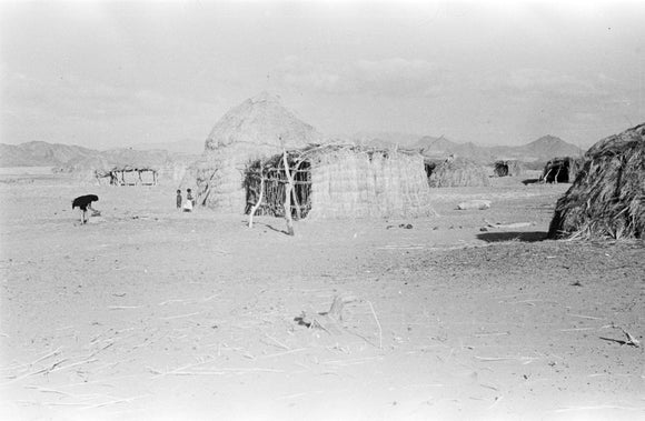 A hut in Majamah village ...
