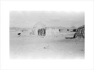 A hut in Majamah village ...
