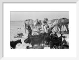 View of a Bedouin family ...