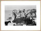 View of a Bedouin family ...