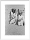 Seated portrait of Sheikh Mubarak ...