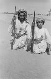 Seated portrait of Sheikh Mubarak ...