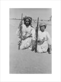 Seated portrait of Sheikh Mubarak ...
