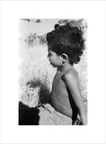 Seated profile portrait of a ...
