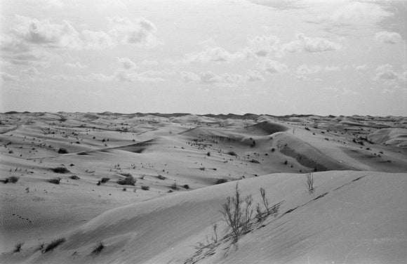 View of desert landscape in ...