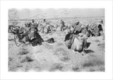 Wilfred Thesiger's party saddling up ...