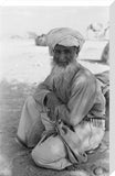 Seated portrait of the Imam ...