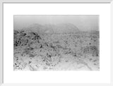 View of rocky hillsides dotted ...