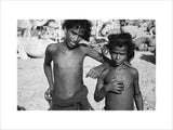 Half length portrait of two ...