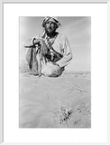 Seated portrait of Wilfred Thesiger ...