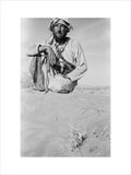 Seated portrait of Wilfred Thesiger ...