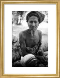 Seated portrait of an elderly ...