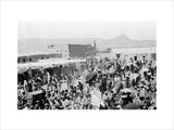 View of a crowd of ...