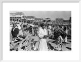 View of a crowd of ...