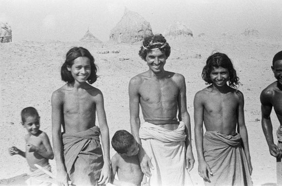 Group portrait of Arab men ...