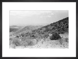 View from a hillside looking ...