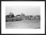 Huts at Umm al Khashab. ...