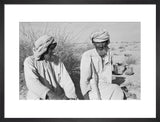 Seated portrait of two Manasir ...