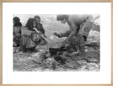 Wilfred Thesiger's party preparing food. ...