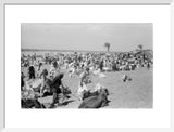 View of a crowd of ...